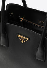 Prada Large Saffiano Leather Top Handle Bag Black 1BG514OOO2EGM/O_PRADA-F0002