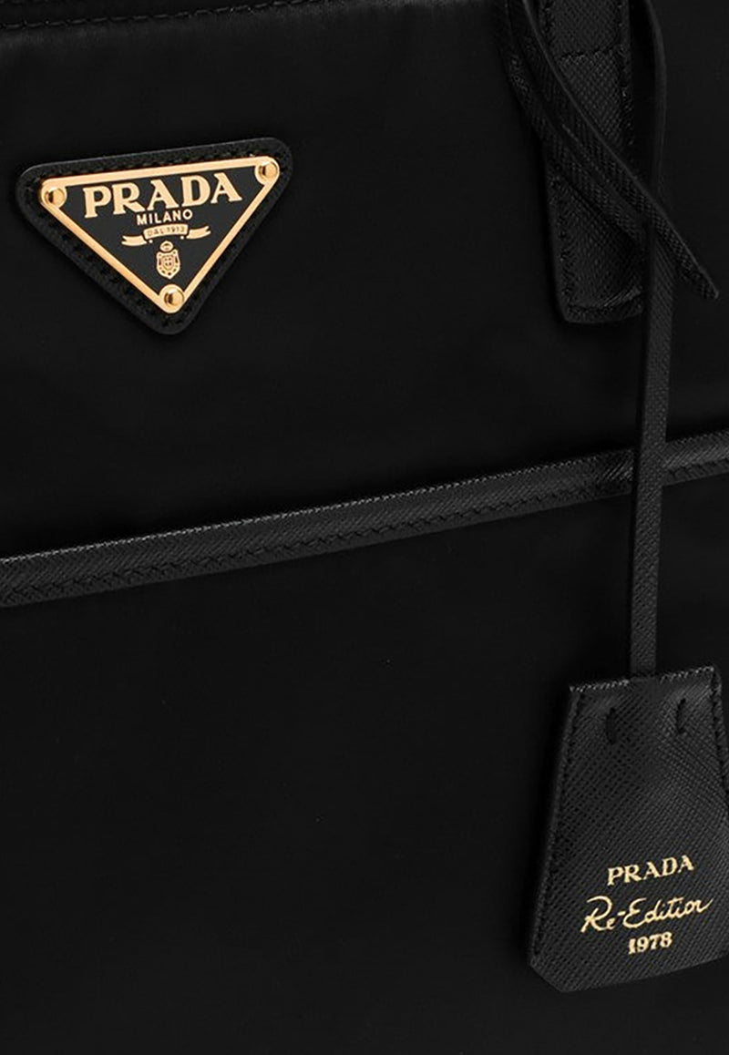 Prada Re-Edition 1978 Re-Nylon and Saffiano Tote Bag Black 1BG527OOOR064/P_PRADA-F0002