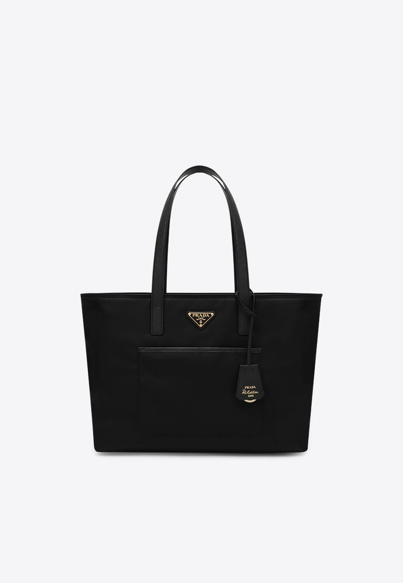 Prada Medium Re-Edition 1978 Tote Bag Black 1BG555OOOR064/R_PRADA-F0002