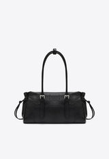 Prada Medium Bonnie Calf Leather Shoulder Bag Black 1BG628OOO2HF2/S_PRADA-F0002