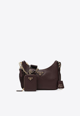 Prada Re-Edition 2005 Leather Shoulder Bag Burgundy 1BH204V2PNZV/R_PRADA-F0GCM