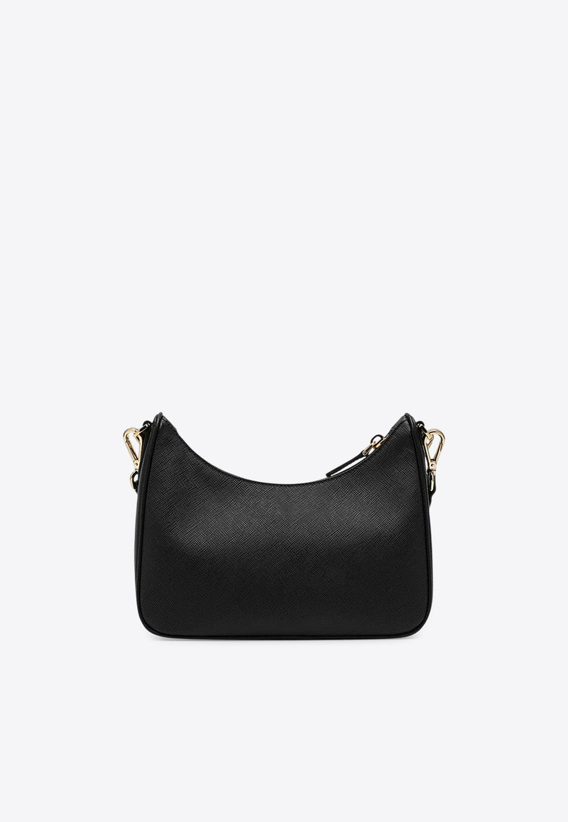 Prada Re-Edition 2005 Leather Crossbody Bag Black 1BH204V2PNZV/S_PRADA-F0632