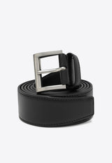 Prada Buckled Leather Belt Black 1CC537ASK/O_PRADA-F0002