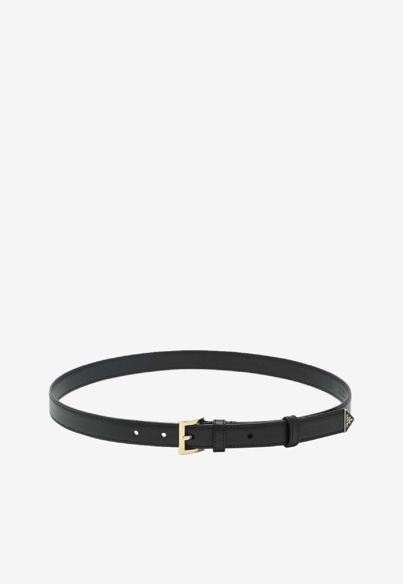 Prada Logo-Plaque Leather Belt 1CC6258NQ/S_PRADA-F0632