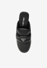 Prada Soft Padded Flat Mules Black 1D109N0052DL8/M_PRADA-F0002