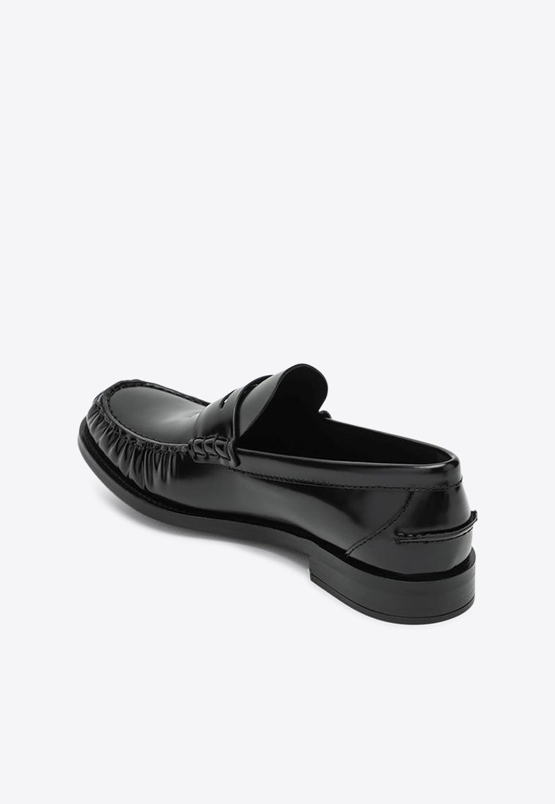 Prada Polished Leather Loafers Black 1D199O020P39/R_PRADA-F0002