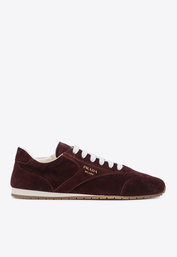 Prada Lane Low-Top Suede Sneakers Burgundy 1E152O020054/R_PRADA-F0007