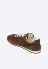 Prada Suede Low-Top Sneakers Brown 1E152O020054/R_PRADA-F0324
