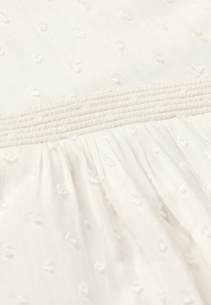 ba&sh Pintor Draped Blouse Ecru 1E25PINT_ECRU