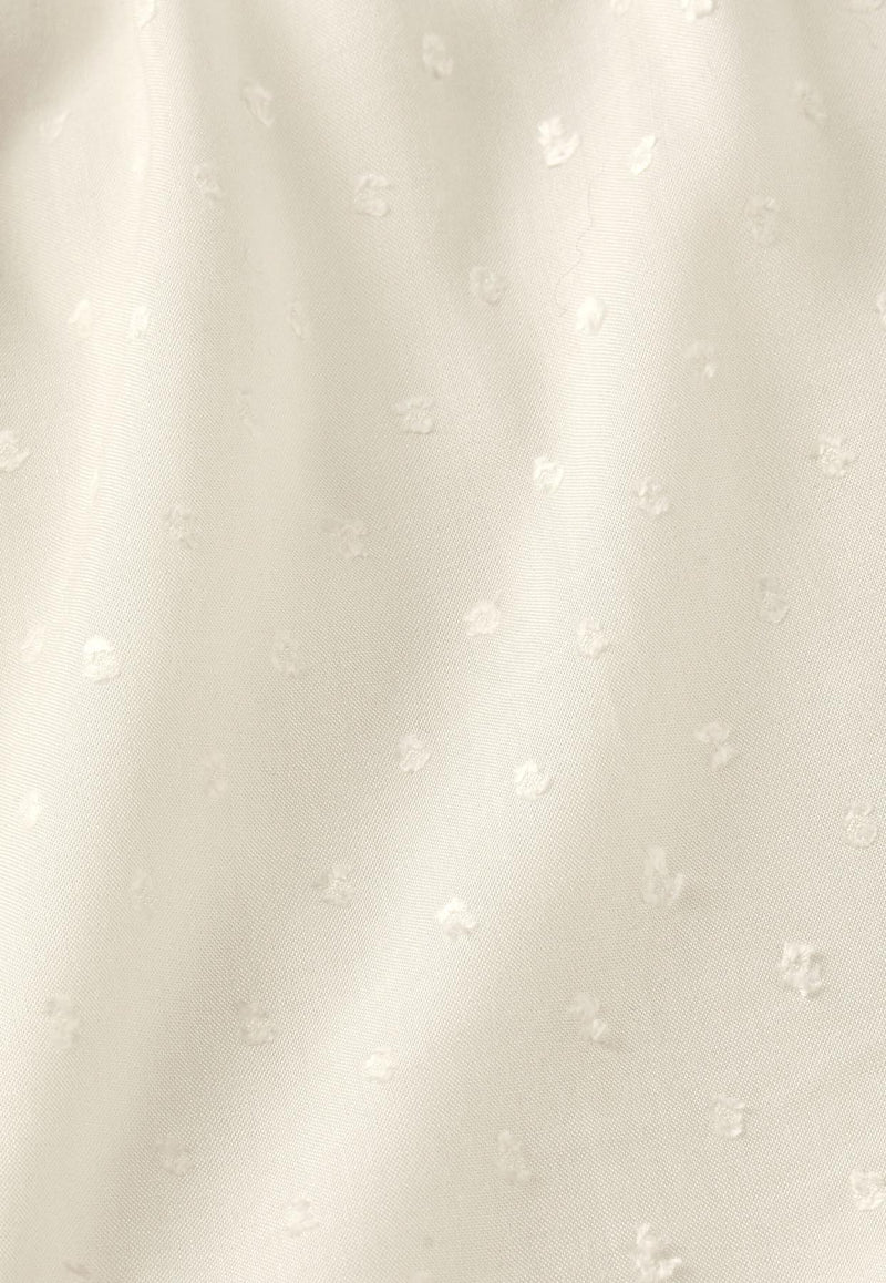 ba&sh Plume Layered Midi Dress Ecru 1E25PLUM_ECRU