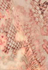 ba&sh Carrina Python Print Straight-Leg Pants Pink 1E26CARR_ROSE