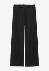 ba&sh Cely Pinstripe Tailored Pants Navy 1E26CELI_NAVY