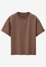 ba&sh Rosie Crewneck T-shirt Brown 1E26ROSI_LIGHT BROW