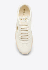 Prada Low-Top Leather Sneakers Ivory 1E413N025ATG/O_PRADA-F0304