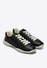 Prada Leather Low-Top Sneakers Black 1E942N025038/Q_PRADA-F0632