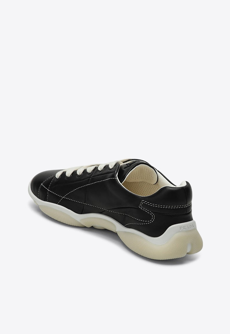 Prada Leather Low-Top Sneakers Black 1E942N025038/Q_PRADA-F0632