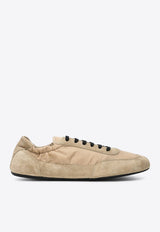 Prada Collapse Suede and Re-Nylon Sneakers Camel 1E959N005D7C/R_PRADA-F0040
