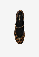 Prada Leopard Print Leather Ballet Flats Brown 1F567N005XRY/P_PRADA-F0151