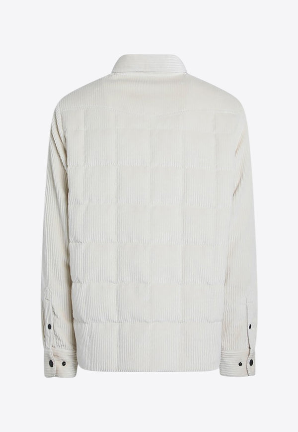 Moncler Grenoble Gelt Padded Overshirt White 1G0001054AL0/R_MONGR-060