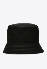 Prada Re-Nylon Triangle Logo Bucket Hat Black 1HC1372DMI/P_PRADA-F0632