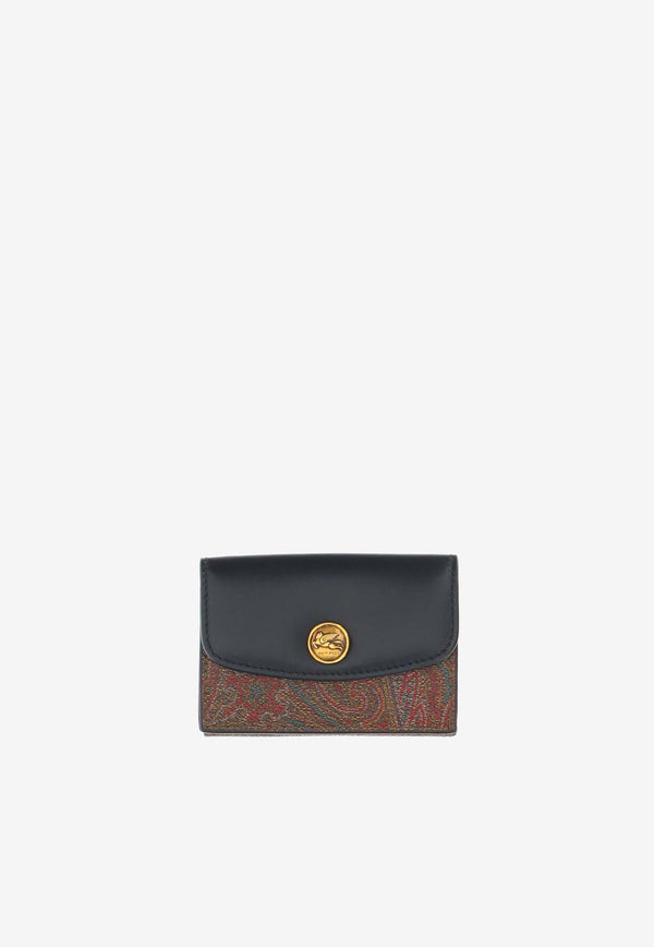 Etro Paisley Jacquard Wallet Black 1I184_8502_0001