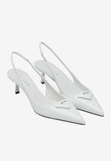 50 Leather Slingback Pumps