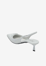 50 Leather Slingback Pumps