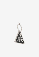 Prada Symbole Pendant Single Earring Black 1JO7192DSP/J_PRADA-F0002