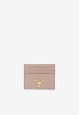 Prada Logo-Plaque Leather Cardholder 1MC025QWA/S_PRADA-F0236