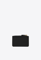 Prada Triangle Logo Leather Cardholder Black 1MC0382C7X/Q_PRADA-F0002