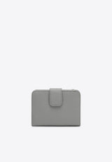Prada Small Saffiano Leather Wallet  Gray 1ML018QHH/R_PRADA-F0424