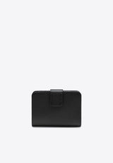 Prada Saffiano Leather Zip-Around Wallet Black 1ML018QWA/P_PRADA-F0002