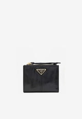 Prada Small Leather Wallet Black 1ML0502CYR/S_PRADA-F0002