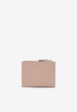 Prada Triangle Logo Saffiano Leather Zip Wallet Powder 1ML050QHH/R_PRADA-F0236