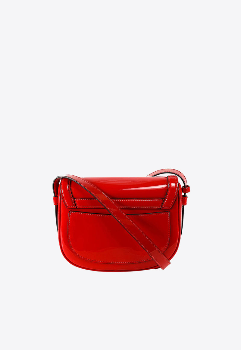 Etro Pegaso Patent Leather Shoulder Bag Red 1N345-2327 0600
