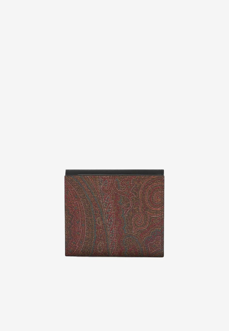 Etro Paisley Tri-Fold Wallet 1N925-8502 0001 Multicolor