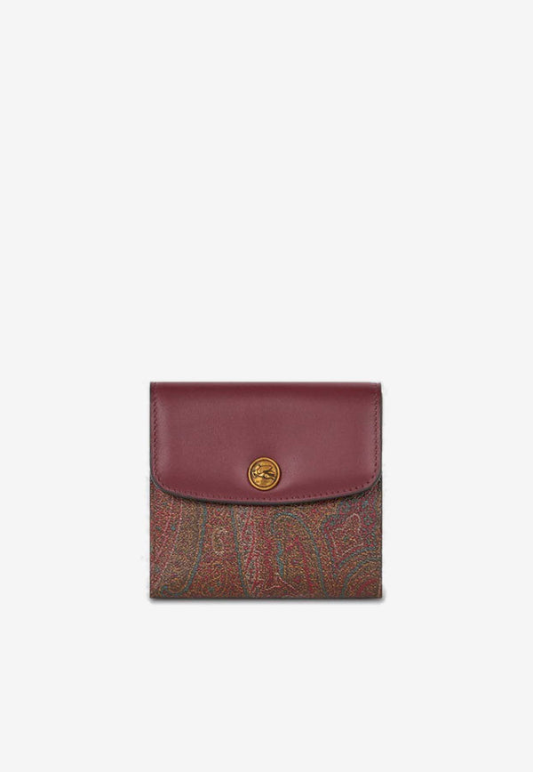 Etro Paisley Tri-Fold Wallet 1N925-8502 0300 Multicolor