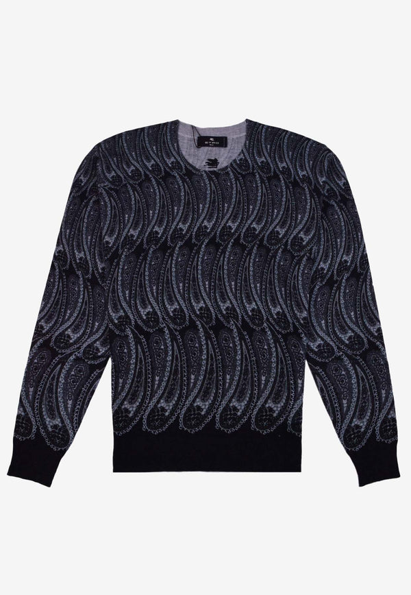 Etro Paisley Pattern Sweater 1N930-9718 0002 Multicolor