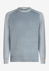Etro Logo Wool Sweater 1N933-9294 0251 Blue