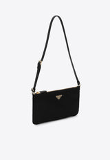 Prada Triangle Logo Pouch Bag Black 1NE5452C05/P_PRADA-F0002