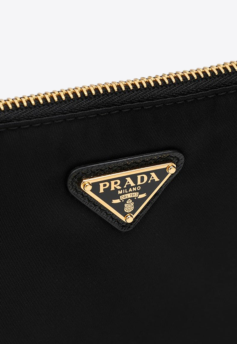 Prada Triangle Logo Pouch Bag Black 1NE5452C05/P_PRADA-F0002