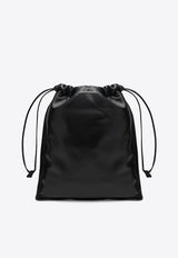 Prada Wish Nappa Leather Pouch Bag Black 1NK0632DX8/S_PRADA-F0002