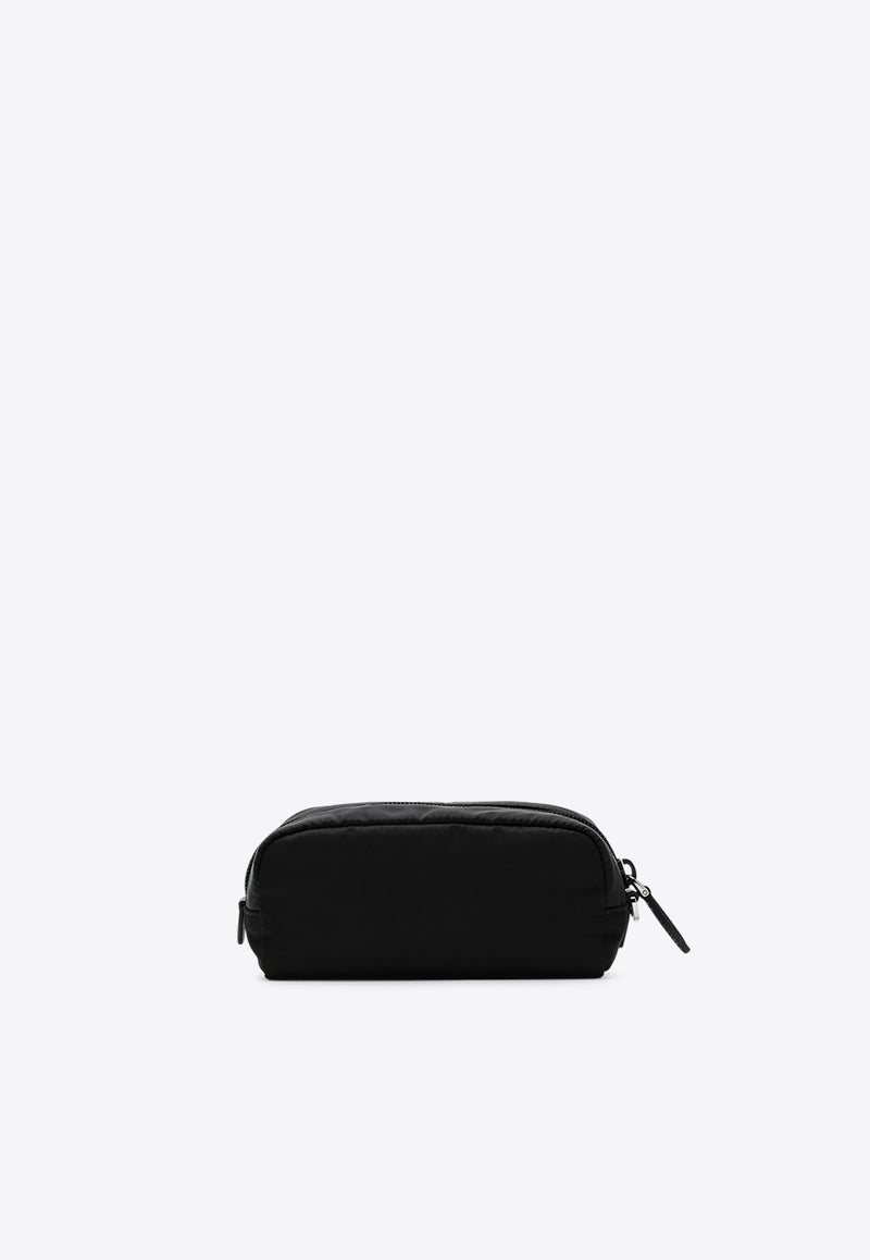 Prada Triangle Logo Pouch Bag Black 1NS175R067/Q_PRADA-F0002