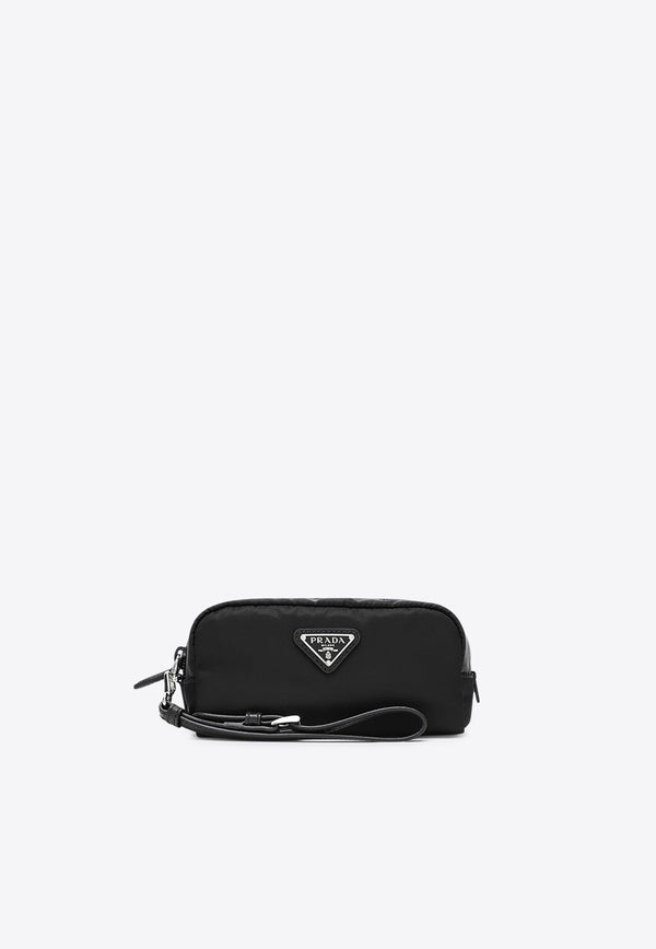 Triangle Logo Pouch Bag