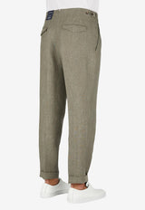 Slowear Tapered-Leg Pants Green 1T0083_GREEN