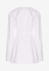 Alexander Wang Tailored Mini Shirt Dress 1WC3246680WHITE