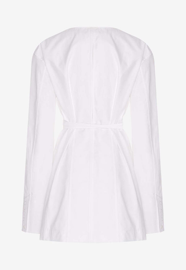 Alexander Wang Tailored Mini Shirt Dress 1WC3246680WHITE