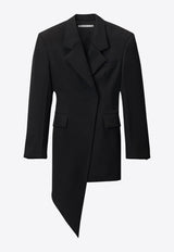 Alexander Wang Asymmetrical Mini Blazer Dress Black 1WC4246697BLACK