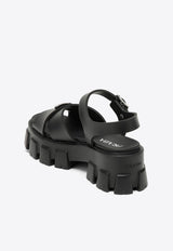 Prada Monolith Platform Sandals Black 1X382N0553LKK/O_PRADA-F0002