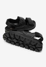 Prada Padded Nappa Leather Sandals Black 1X721MD020038/O_PRADA-F0002